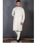 Multi Color Cotton Printed Men's Kurta Multi Color Cotton Printed Men's Kurta