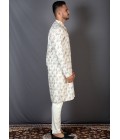 Multi Color Cotton Printed Men's Kurta Multi Color Cotton Printed Men's Kurta