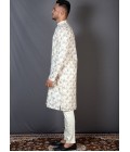 Multi Color Cotton Printed Men's Kurta Multi Color Cotton Printed Men's Kurta
