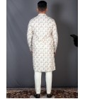 Multi Color Cotton Printed Men's Kurta Multi Color Cotton Printed Men's Kurta