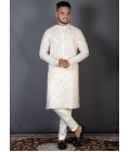 Multicolor Cotton Knee Length Printed Kurta For Mens KF240304 Multicolor Cotton Knee Length Printed Kurta For Mens KF240304