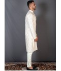 Multicolor Cotton Knee Length Printed Kurta For Mens KF240304 Multicolor Cotton Knee Length Printed Kurta For Mens KF240304