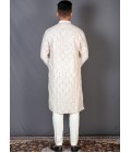 Multicolor Cotton Knee Length Printed Kurta For Mens KF240304 Multicolor Cotton Knee Length Printed Kurta For Mens KF240304