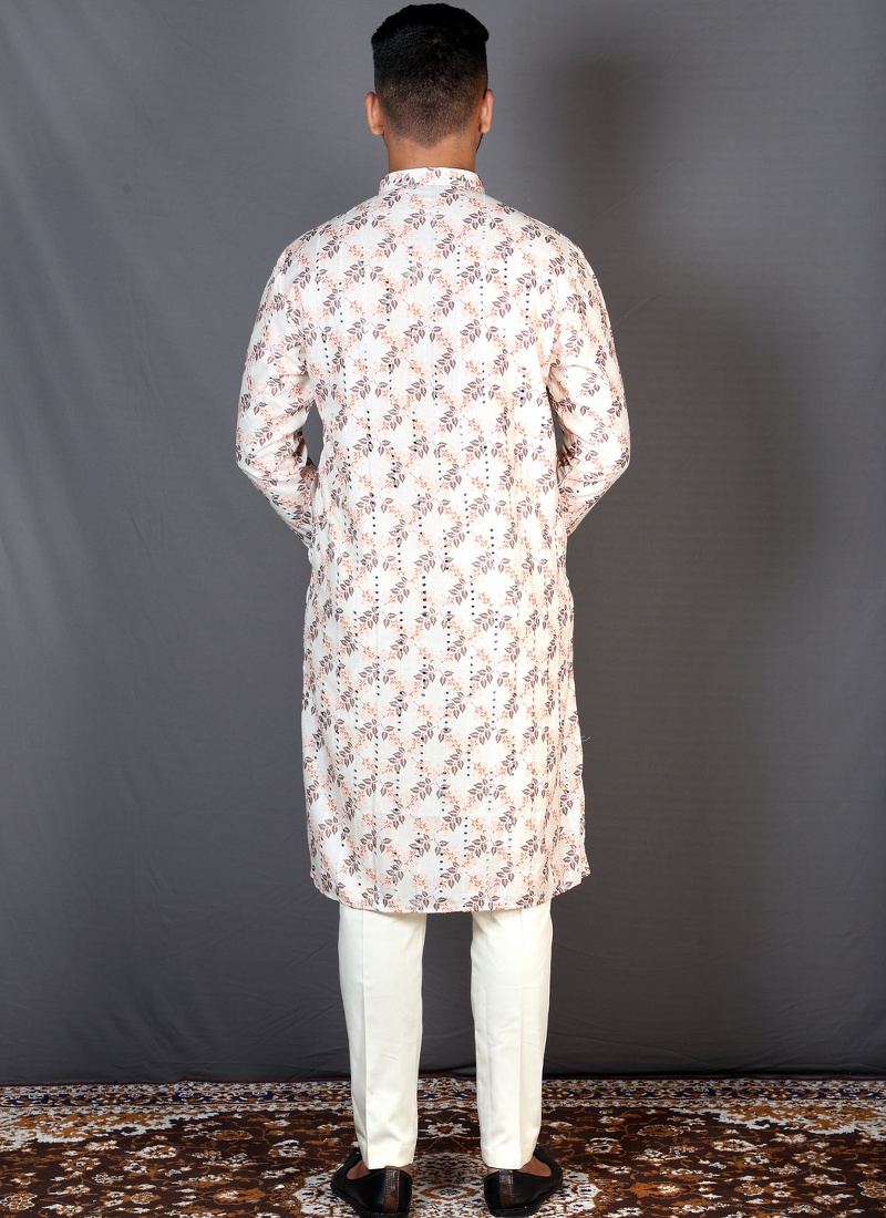 Straight Cut Exclusive Festival Kurta In Multicolor KF240307 Straight Cut Exclusive Festival Kurta In Multicolor KF240307