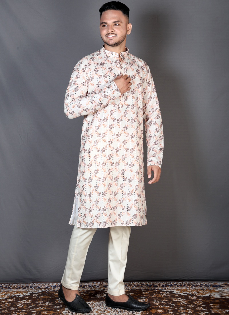 Straight Cut Exclusive Festival Kurta In Multicolor KF240307 Straight Cut Exclusive Festival Kurta In Multicolor KF240307