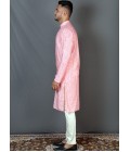 Pink Straight Cut Printed Kurta For Festivals KF240309 Pink Straight Cut Printed Kurta For Festivals KF240309