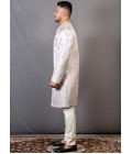 Multi Color Jacquard Wedding Indo-Western For Men Multi Color Jacquard Wedding Indo-Western For Men