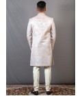 Multi Color Jacquard Wedding Indo-Western For Men Multi Color Jacquard Wedding Indo-Western For Men