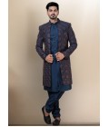 Rama Soft Silk Mens Wedding Indo Western Rama Soft Silk Mens Wedding Indo Western