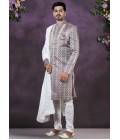 Wine Jacquard Silk Mens Wedding Indo Western Wine Jacquard Silk Mens Wedding Indo Western