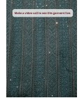 Premium Teal Silk Embroidered Wedding Indo Western