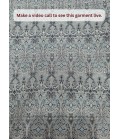 Pale Powder Blue Silk Jacquard Wedding Indo Western