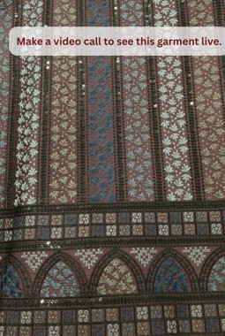Burgundy Silk Embroidered Men's Wedding Indo Western