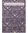 Violet Silk Embroidered Mens Wedding 3 Pices Indo Western