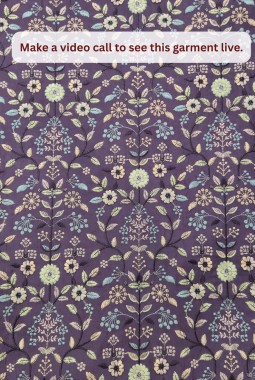 Violet Silk Embroidered Mens Wedding 3 Pices Indo Western