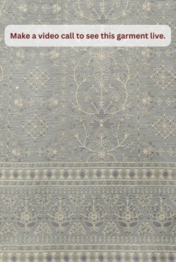 Beige Velvet Embroidered Mens 3 Piece Indo Western
