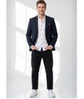 Premium Black Knitted Blazer