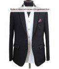 Premium Black Knitted Blazer