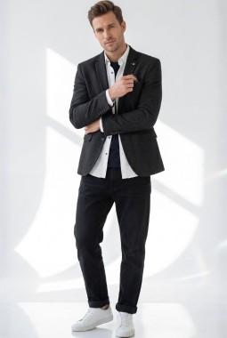 Charcoal Royale Mens Blazer