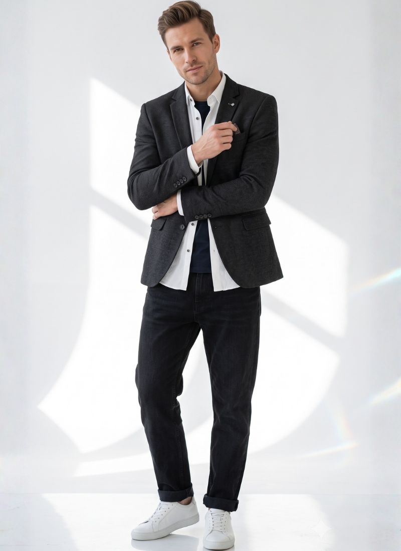 Charcoal Royale Mens Blazer