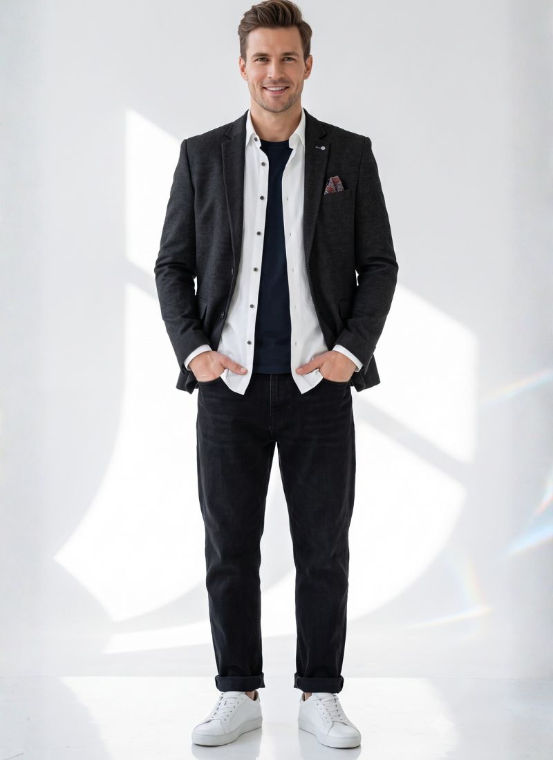 Charcoal Royale Mens Blazer