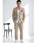Khaki Royale Knited Mens Blazer