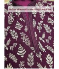 Wine Silk Embroidery Mens Wedding Kurta Pant