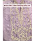 Lilac Velvet Embroidery Mens Wedding Kurta Pant