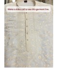 Off White Silk Embroidery Mens Festive Wear Kurta Pant