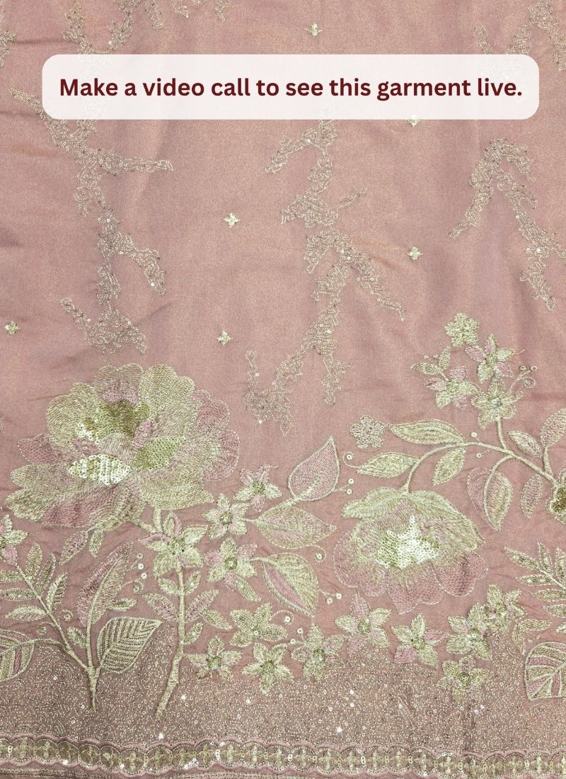 Onion Tissue Embroidery Mens Festive Wear Kurta Pant