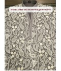 Steel Grey Georgette Embroidery Mens Festive Wear Kurta Set