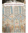 Sky Blue Tissue Silk Embroidery Mens Festive Wear Kurta Set