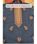 Teal Blue Japanese Embroidery Mens Festive Wear Kurta Pant