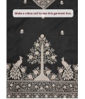Black Japanese Embroidery Mens Festive Wear Kurta Pant