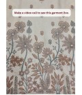 Cream Art Linen Embroidery Mens Festive Wear Kurta Set