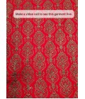 Rani Art Silk Embroidery Mens Wedding Indo Western