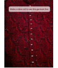 Maroon Art Silk Embroidery Mens Wedding Indo Western