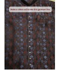 Multi Color Jacquard Mens Wedding Indo Western