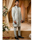 Pista Art Silk Embroidered Mens Indo Western