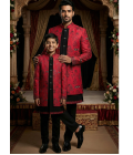 Rani Art Silk Embroidered Mens Indo Western