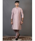 Onion Pink Art Silk Festival Wear Kafni Pajama Onion Pink Art Silk Festival Wear Kafni Pajama