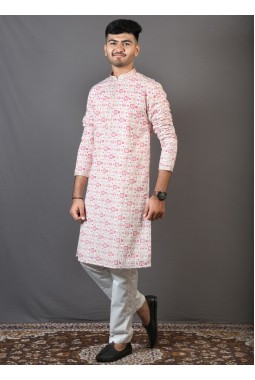 Multicolor Lakhnavi Party Wear Kafni